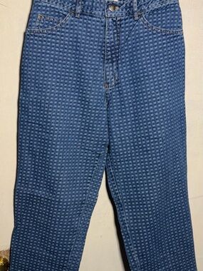 Vintage Simply Barbara Colorado Textured Denim Jeans Women’s Large High Rise
